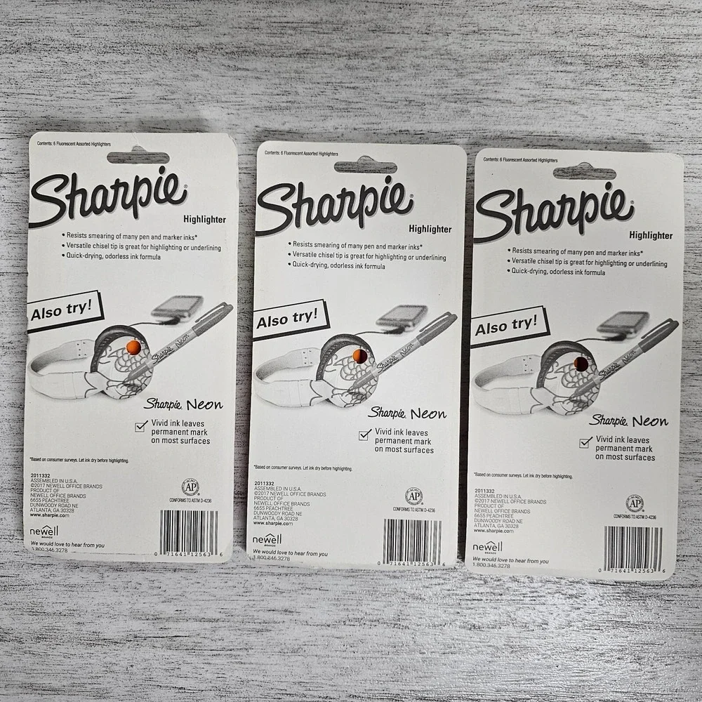 N/A sharpie highlighters